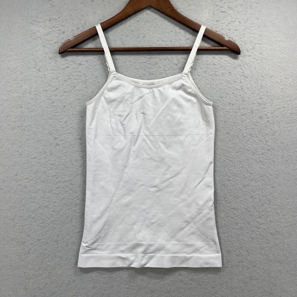 Shapermint Camisole Womens L White Essentials Seamless Adjustable Strap Everyday